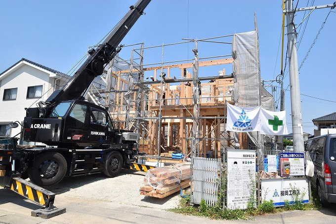 「朝倉郡筑前町東小田01」注文住宅現場リポート⑤【上棟式】