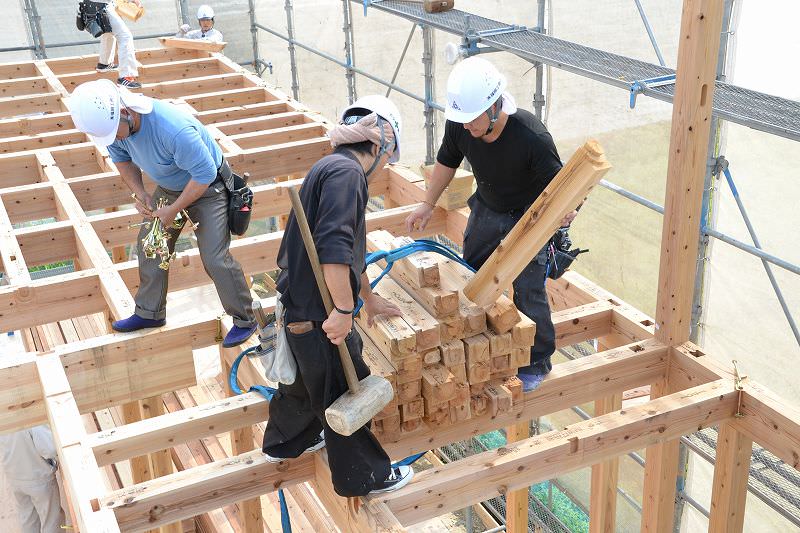 福岡県福津市03　注文住宅建築現場リポート④　～上棟式～