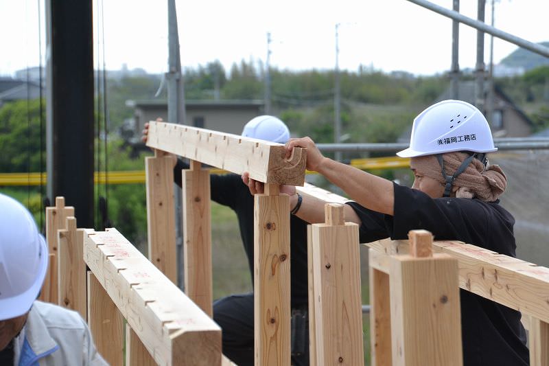 福岡県福津市03　注文住宅建築現場リポート④　～上棟式～