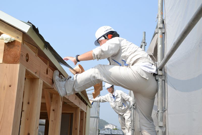 福岡県福津市03　注文住宅建築現場リポート④　～上棟式～