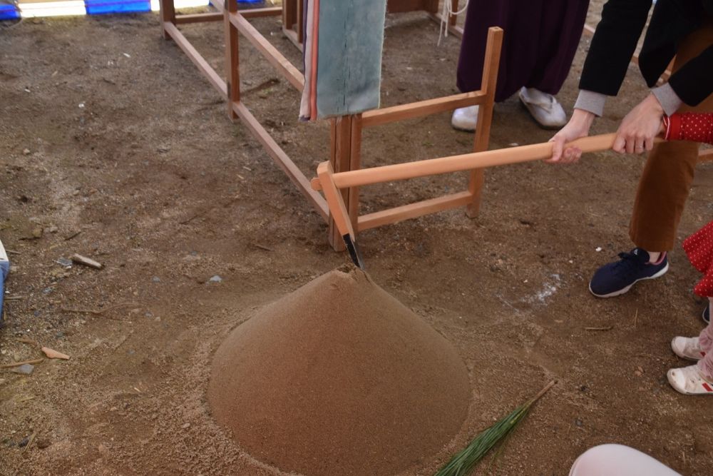 福岡市西区04　注文住宅建築現場リポート①　～地鎮祭～