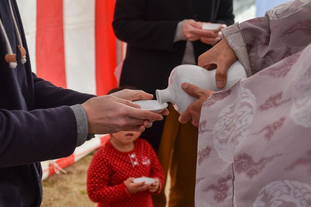 福岡市西区04　注文住宅建築現場リポート①　～地鎮祭～