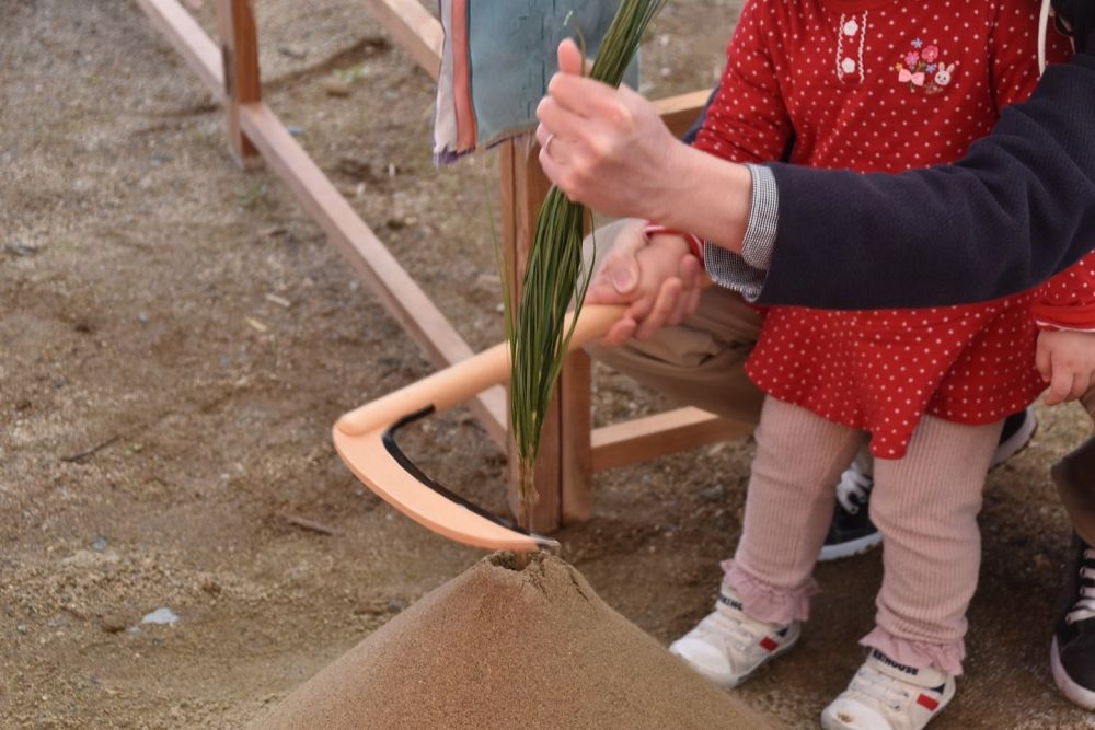 福岡市西区04　注文住宅建築現場リポート①　～地鎮祭～