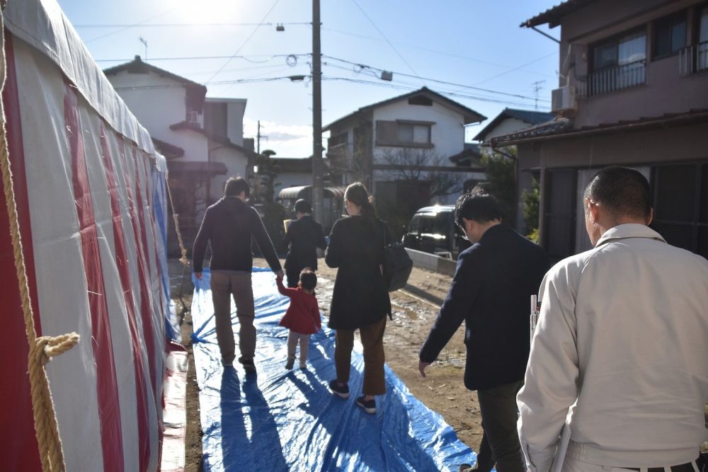 「福岡市西区04」注文住宅現場リポート①【地鎮祭】
