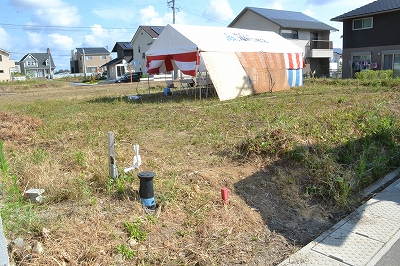 福岡市西区金武01　注文住宅建築現場リポート①　～地鎮祭～