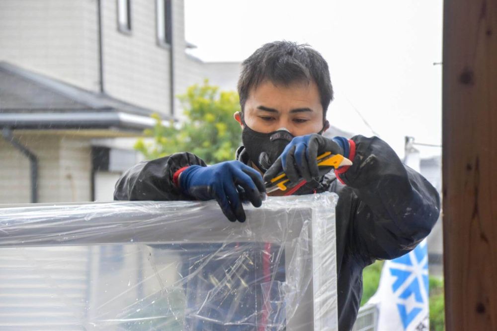 「福津市東福間01」注文住宅現場リポート④【木工事】【サッシ】