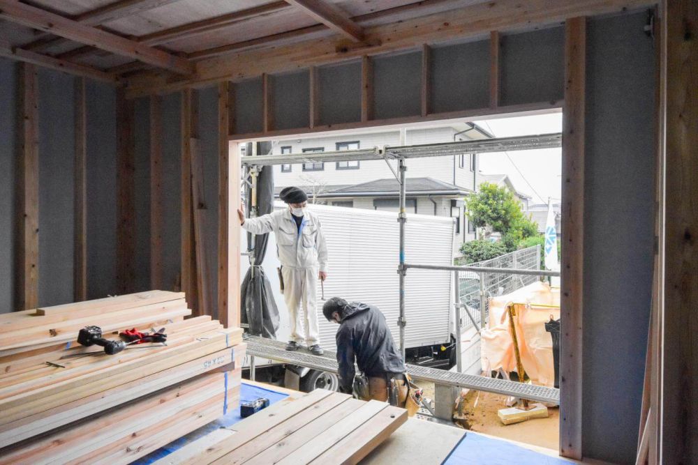 「福津市東福間01」注文住宅現場リポート④【木工事】【サッシ】