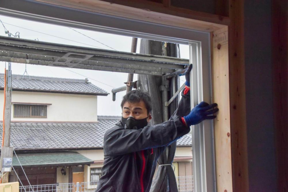 「福津市東福間01」注文住宅現場リポート④【木工事】【サッシ】