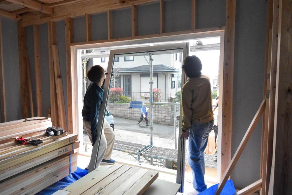「福津市東福間01」注文住宅現場リポート④【木工事】【サッシ】