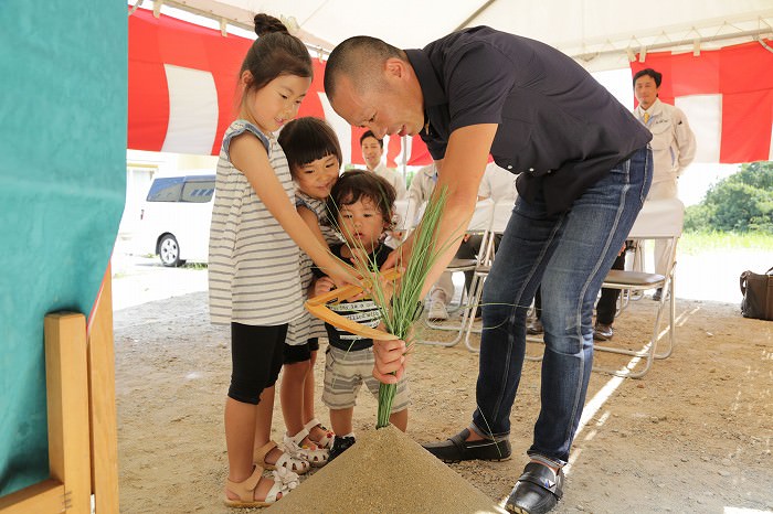 福岡市城南区01　注文住宅建築現場リポート①　～地鎮祭～　