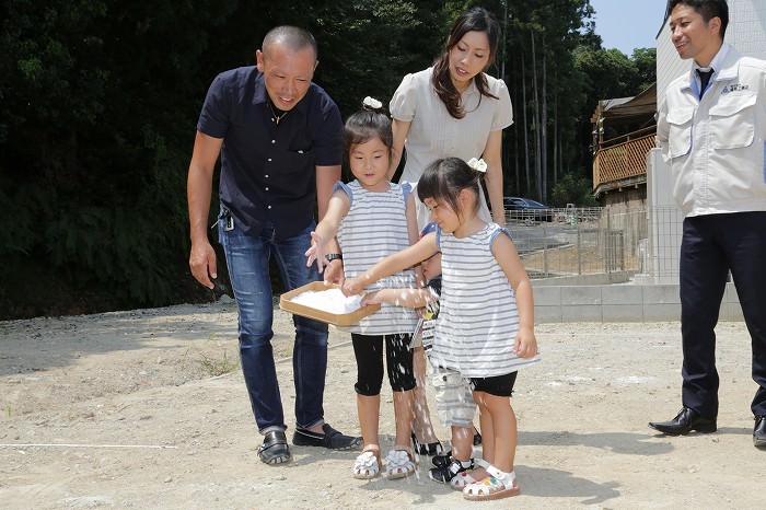 福岡市城南区01　注文住宅建築現場リポート①　～地鎮祭～　