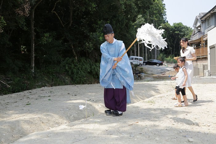 「福岡市城南区01」注文住宅現場リポート①【地鎮祭】