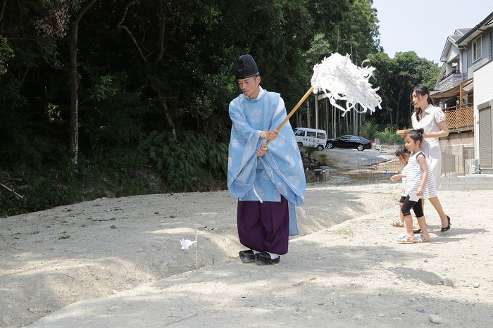 福岡市城南区01　注文住宅建築現場リポート①　～地鎮祭～　