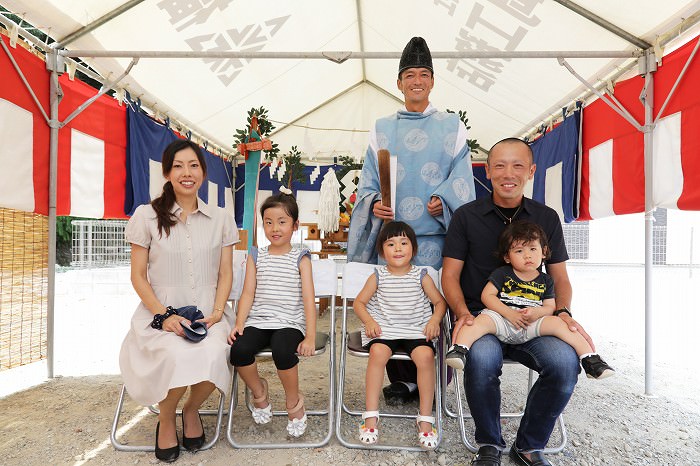 「福岡市城南区01」注文住宅現場リポート①【地鎮祭】