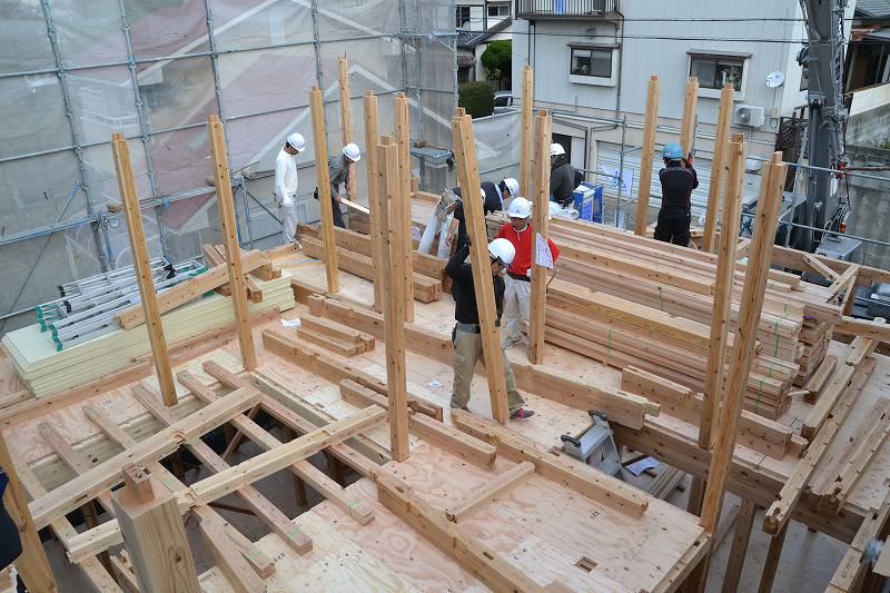 「福岡市南区皿山02」注文住宅現場リポート④【上棟式】
