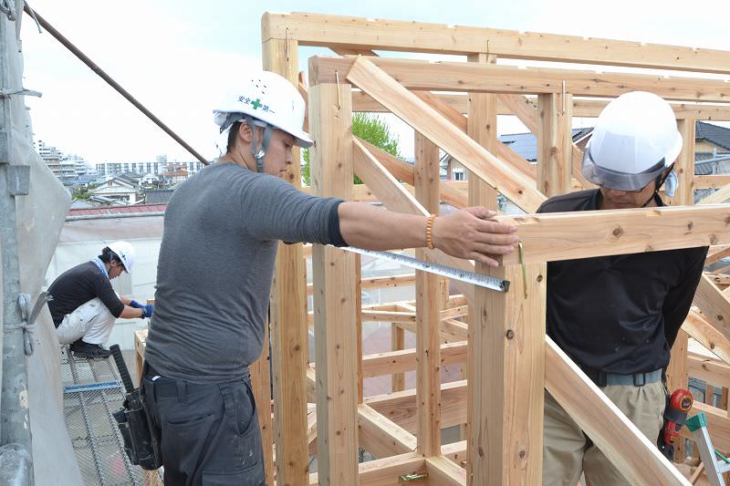 福岡市南区皿山02　注文住宅建築現場リポート④　～上棟式～