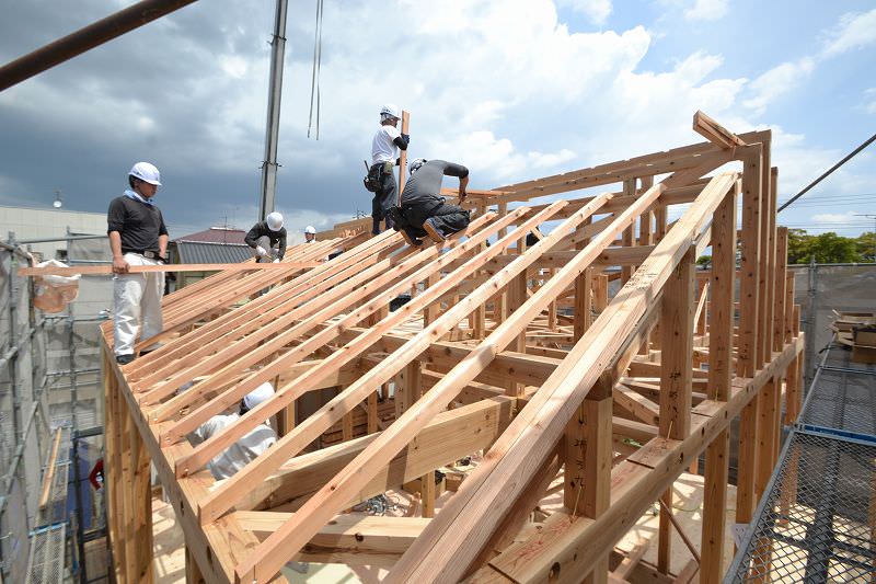 福岡市南区皿山02　注文住宅建築現場リポート④　～上棟式～