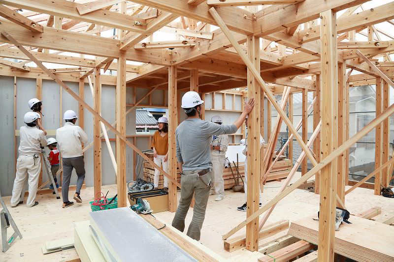 「福岡市南区皿山02」注文住宅現場リポート④【上棟式】