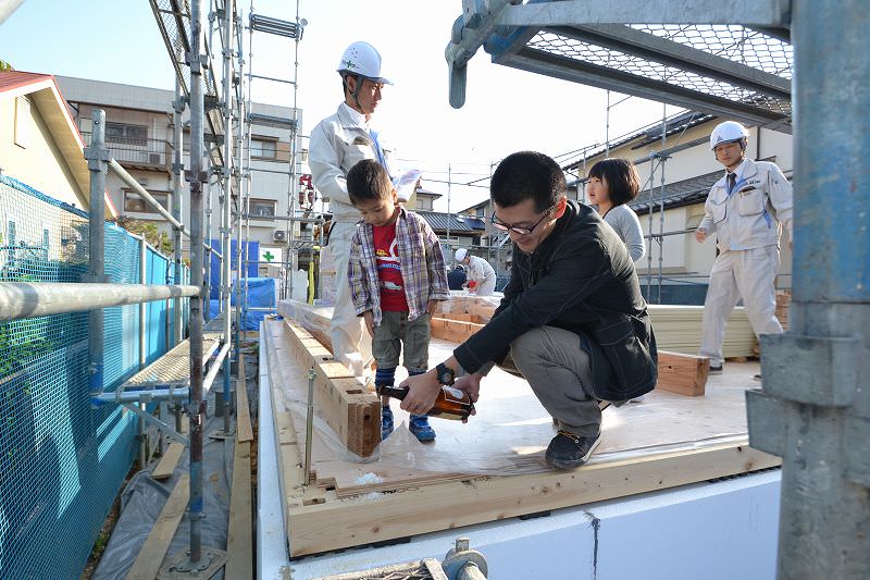 「福岡市南区皿山02」注文住宅現場リポート④【上棟式】