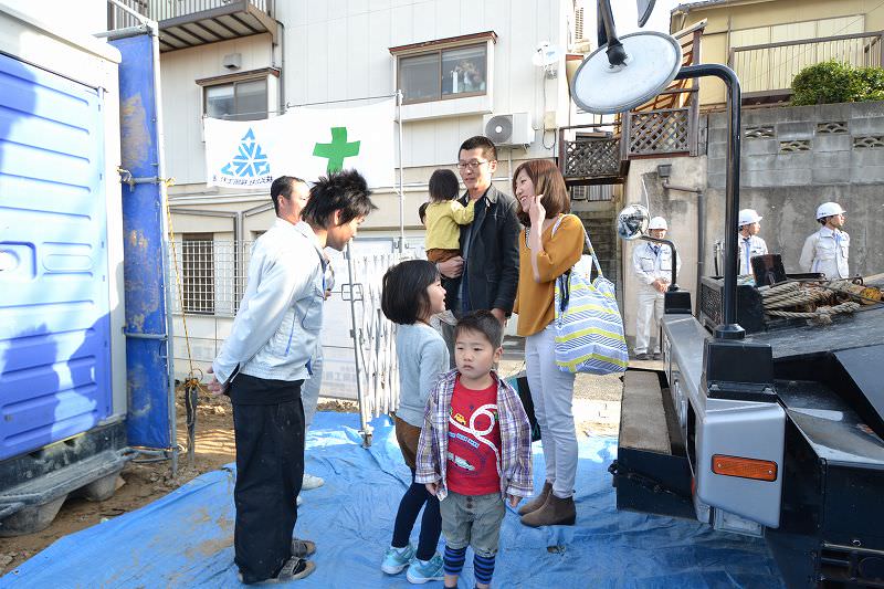 「福岡市南区皿山02」注文住宅現場リポート④【上棟式】