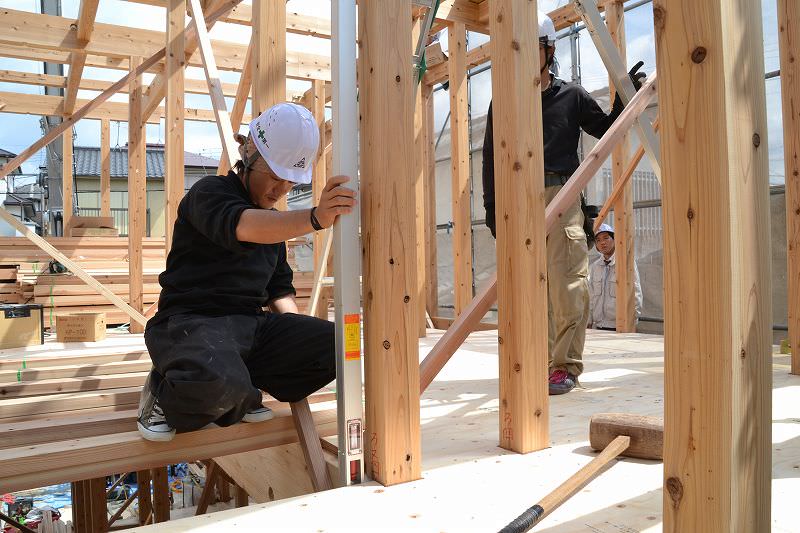 「福岡市南区皿山02」注文住宅現場リポート④【上棟式】