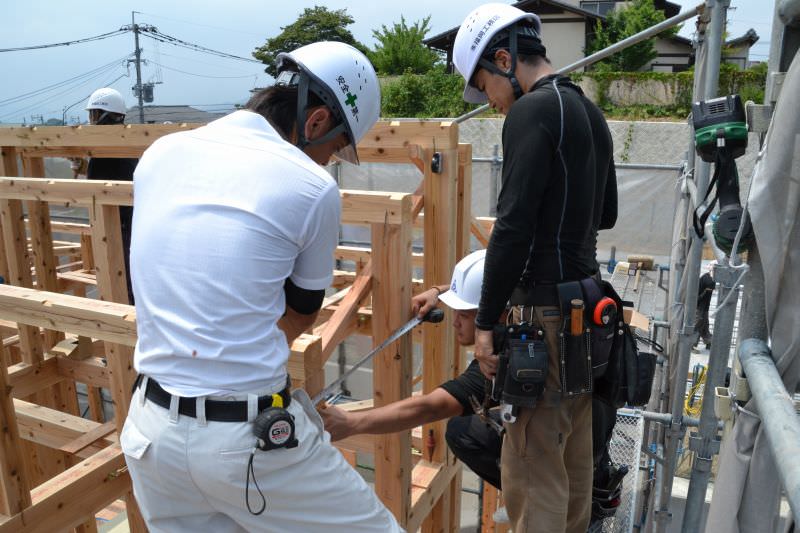 福岡市南区03　注文住宅建築現場リポート⑥　～上棟式～