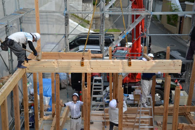 福岡市南区03　注文住宅建築現場リポート⑥　～上棟式～