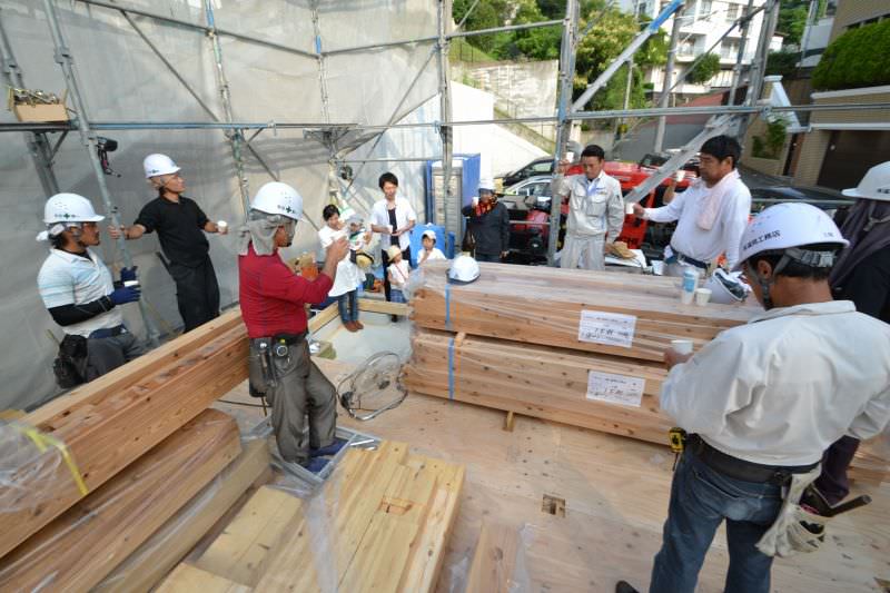 「福岡市南区03」注文住宅現場リポート⑥【上棟式】