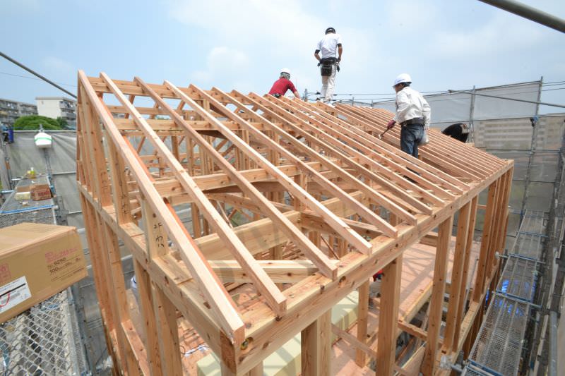 「福岡市南区03」注文住宅現場リポート⑥【上棟式】