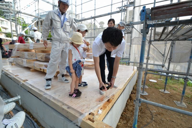 福岡市南区03　注文住宅建築現場リポート⑥　～上棟式～