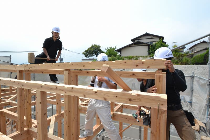 福岡市南区03　注文住宅建築現場リポート⑥　～上棟式～