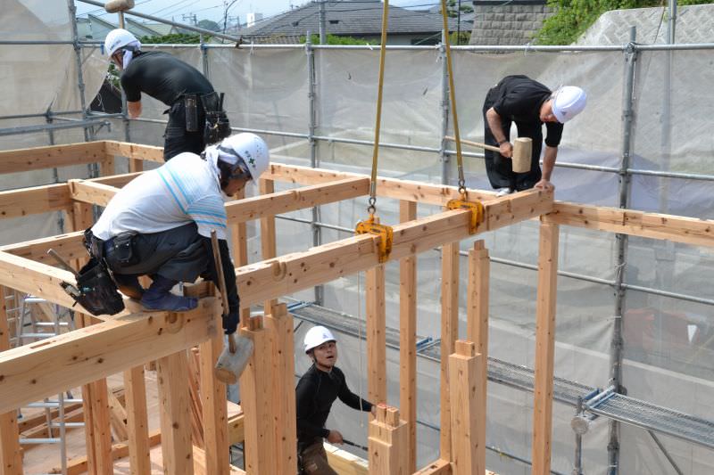 福岡市南区03　注文住宅建築現場リポート⑥　～上棟式～