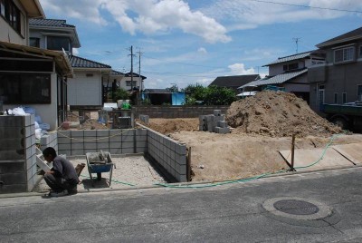 福岡市南区的場01　注文住宅建築現場リポート②