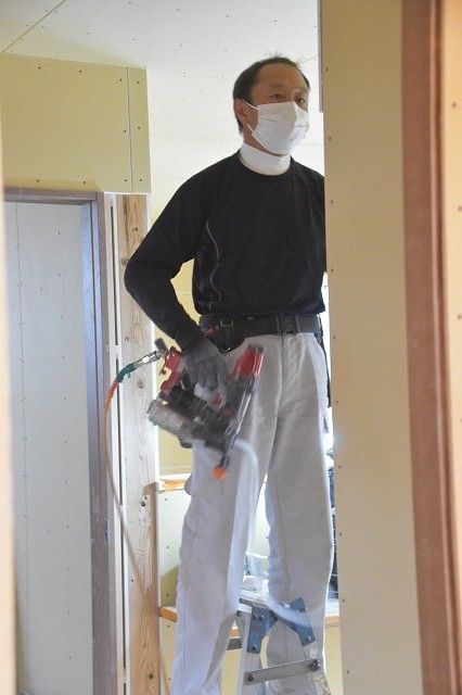 「古賀市02」注文住宅現場リポート⑦【木工事】【石膏ボード】