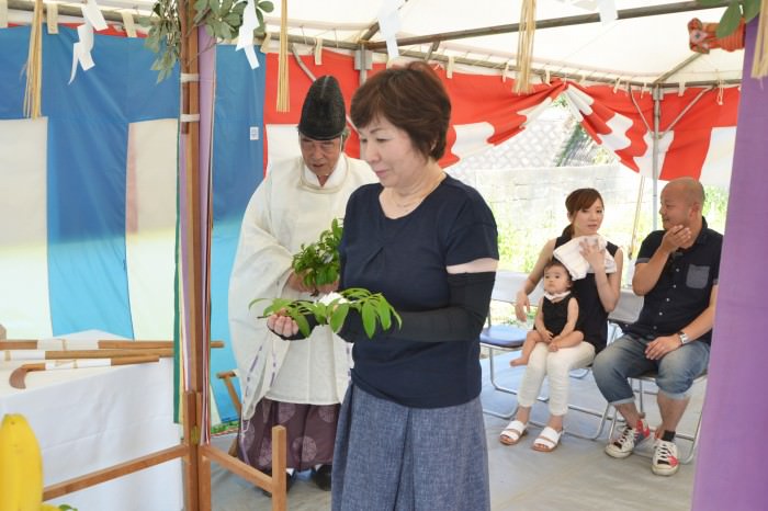 福岡県糸島市01　注文住宅建築現場リポート①　～地鎮祭～