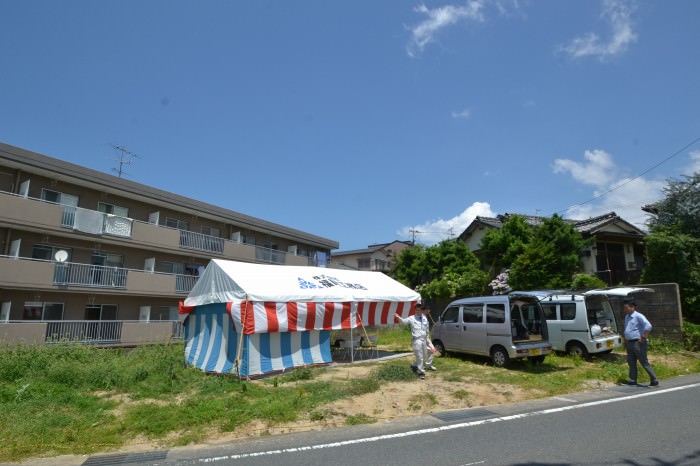 福岡県糸島市01　注文住宅建築現場リポート①　～地鎮祭～