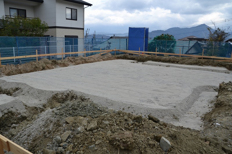 「糟屋郡志免町02」注文住宅現場リポート②【基礎工事】【砕石転圧】