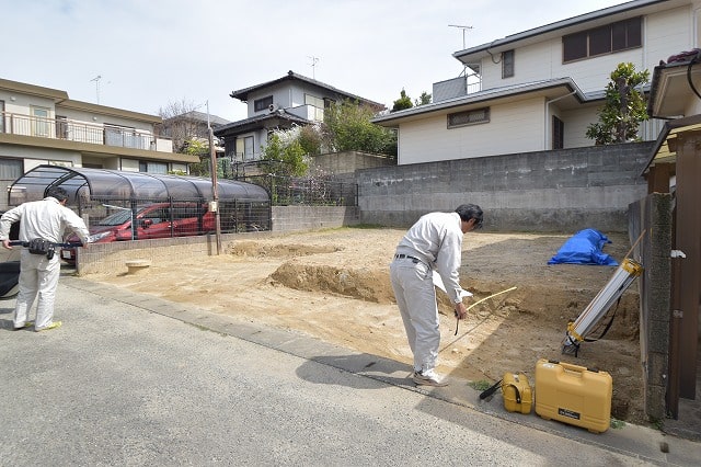 福岡市早良区04　注文住宅建築現場リポート①