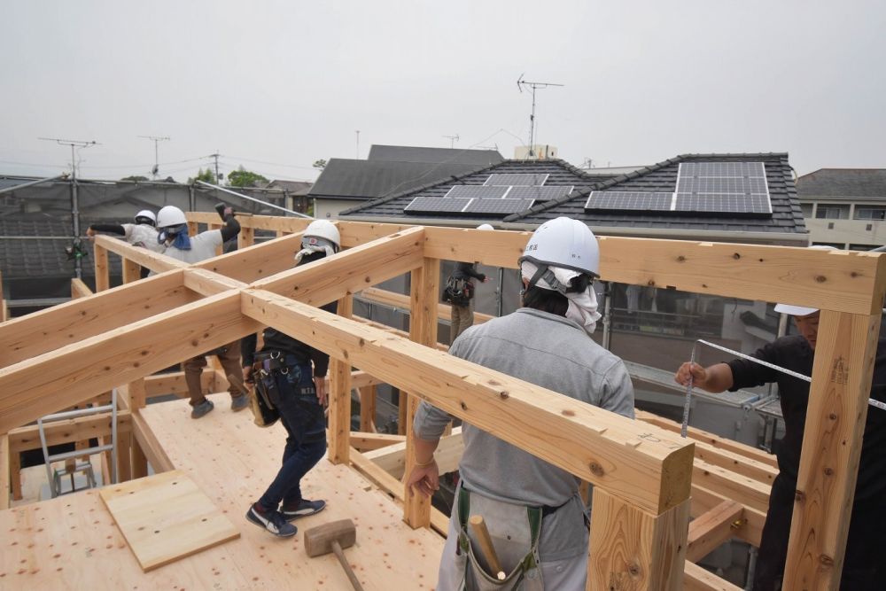 福岡県春日市06　注文住宅現場リポート④　～上棟式～