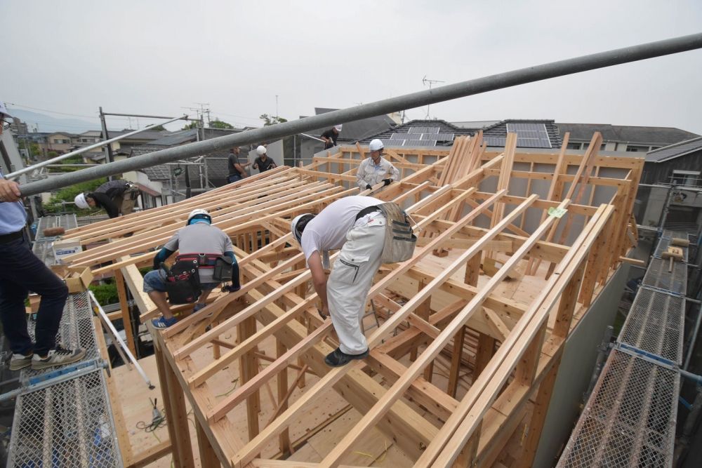 福岡県春日市06　注文住宅現場リポート④　～上棟式～