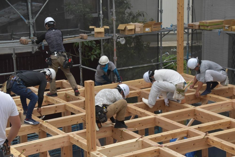 福岡県春日市06　注文住宅現場リポート④　～上棟式～