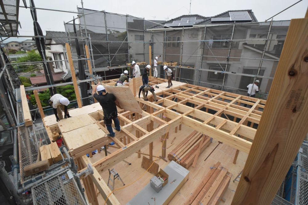 福岡県春日市06　注文住宅現場リポート④　～上棟式～