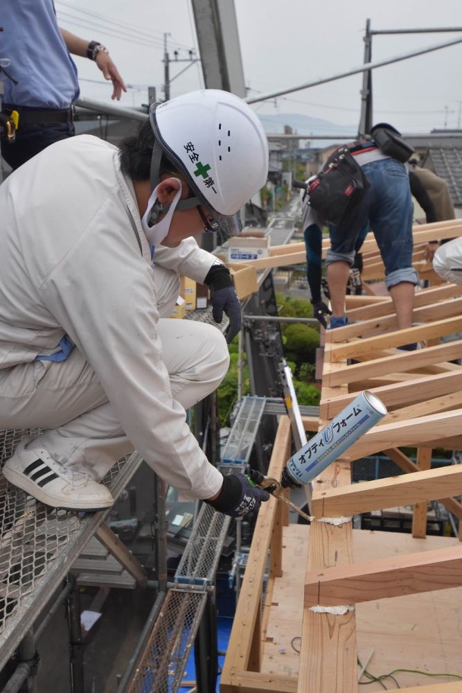 福岡県春日市06　注文住宅現場リポート④　～上棟式～