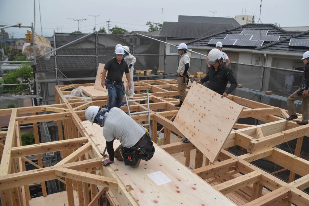 福岡県春日市06　注文住宅現場リポート④　～上棟式～