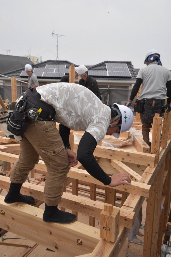 福岡県春日市06　注文住宅現場リポート④　～上棟式～