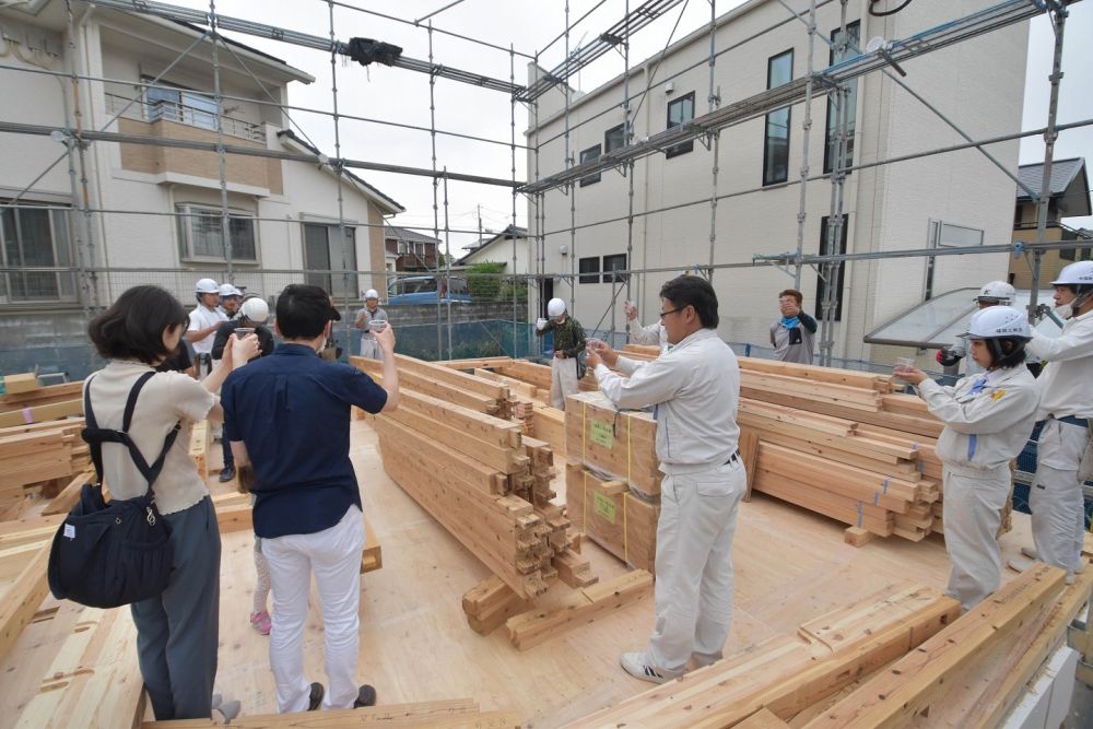 福岡県春日市06　注文住宅現場リポート④　～上棟式～