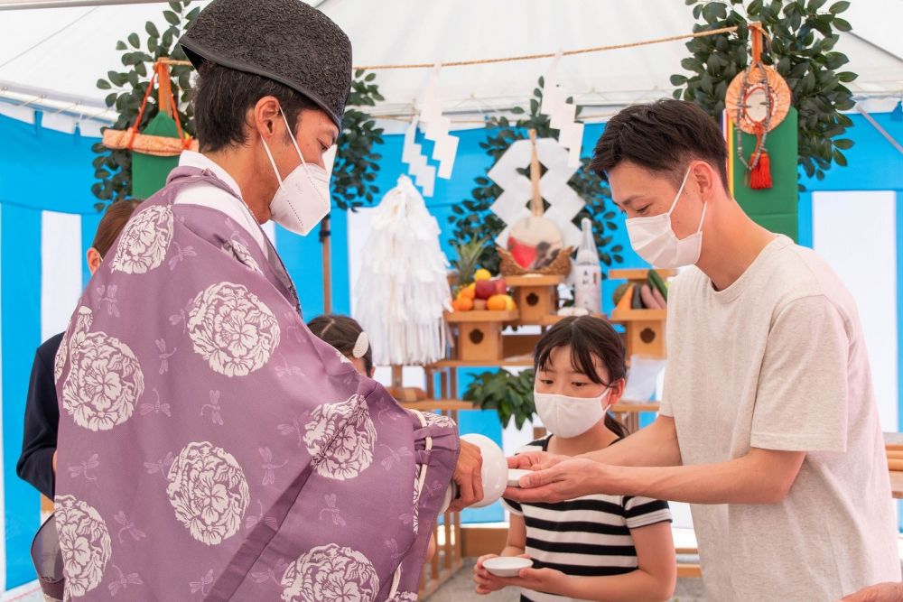 「福岡市南区22」注文住宅現場リポート①【地鎮祭】