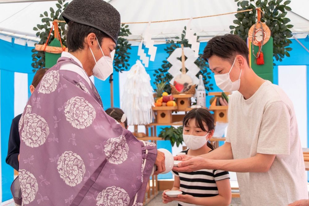 福岡市南区22　注文住宅建築現場リポート①　～地鎮祭～