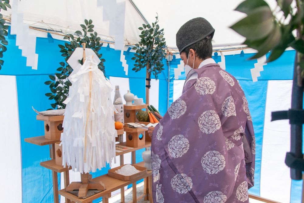 「福岡市南区22」注文住宅現場リポート①【地鎮祭】