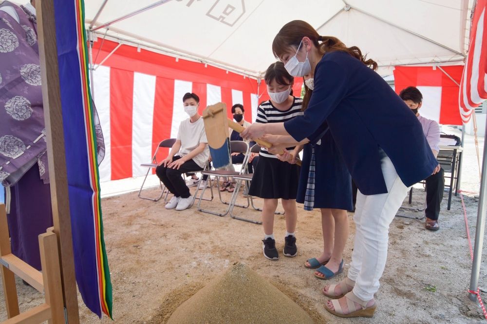 福岡市南区22　注文住宅建築現場リポート①　～地鎮祭～